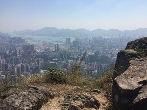 Vue sur l'ancien aéroport de Hong Kong